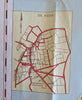 Texel Netherlands Nederland Tourist Map c. 1950's pictorial sightseeing map
