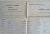 Netherlands Dutch Gastronomic Map Restaurants food wine c. 1950-60's tourist map