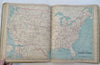 World Geography People & Cultures 1873 Mary Hall book w/ 19 maps wood engravings