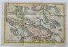 Macedonia & Thessaly Liberator's Roman Empire Civil War Augustus 1783 Bell map