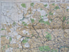 London City Plan England United Kingdom c. 1910 Bacon's Tourist linen backed Map