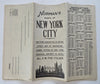 New York City Norman's Tourist Maps Midtown Manhattan c. 1950's brochure