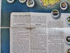 Florida Tourist Info State Map Sightseeing c. 1950's pictorial tourist brochure