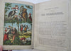 Tijl Uilenspiegel Dutch folk-lore Owl-Mirror c.1880 color litho leather book