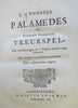 Joost van den Vondel 1707 Palamedes Collected Plays engravings w/ moveable flap