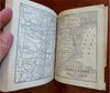 USA Steamship & RR time tables 1874 Appleton's travel guide 41 maps advertising