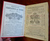 Belgium Brussels 1897 Hotel Bellevue & Flandre souvenir Tourist Guide book w map