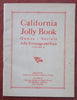 California Games Jolly Book 1917 LA rare Christian Party Socials food booklet