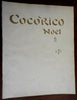 #44 Cocorico 1900 French Art Nouveau magz. Giambaldi embossed cover female head