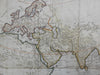 Ancient World 1802 Conder engraved map Africa Mts. of Moon Europe Arabia India