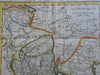 Italian Republic Northern Italy Venice Genoa Milan 1780 engraved regional map
