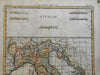Italy Italia 1782 Bonne attractive engraved map w/ lovely hand color