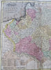 Poland from best Authorities c. 1801 Oliver & Boyd rare map original hand color
