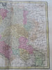 Poland from best Authorities c. 1801 Oliver & Boyd rare map original hand color