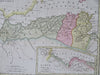 North Africa Roman Empire Carthage Hippo Libya 1798 Wilkinson Historical Map