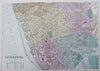 Liverpool England United Kingdom 1895 Bacon two sheet detailed city plan