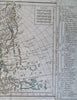 Asia Qing China Japan Korean island Company's Land outline 1815 Lattre map