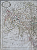 Asia Qing China Japan Korean island Company's Land outline 1815 Lattre map