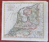 United Provinces Holland Netherlands Amsterdam 1800 Thomas & Andrews scarce map