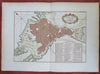 Cadiz Spain Military Fortifications Detailed City Plan 1760 Bellin map