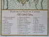 Candie Military Fortifications Haraklion Greece 1760 Bellin detailed city plan