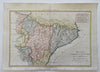 Kingdoms of Aragon & Navarre Catalonia Barcelona Pamplona c. 1780 Bonne map