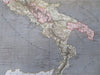 Southern Italy Roman Empire Latium Rome Apulia 1806 Tanner hand color map
