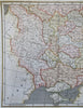 Russian Empire Ukraine Crimea Astrakhan Poland Black Sea c. 1806 Vallance map