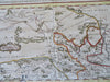 Gobi Desert China Tibet Himalayas Mongolia Karakorum c. 1749 Bellin color map