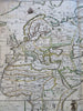 Western Hemisphere Africa Europe Asia India China 1679 DuVal rare folio map