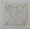 Portsmouth Harbor New Hampshire & Maine 1847 Blunt fine miniature coastal map