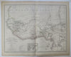 Western Africa Gulf of Guinea Senegal Gambia Dahomey 1853 Detailed German Map