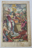 Biblical Frontispiece Soldiers Divine Inspiration Chi Rho 1705 engraved print