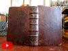 Festivals of Year 1734 Religious Homilies Lyon scarce French leather book