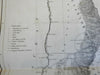 Republic of Chile Serena Copiapo Vallenar 1855 U.S. Astronomical Expedition map