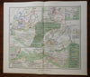 Abassid Caliphate Arabian Peninsula Armenia Persia 1848 Mahlmann historical map