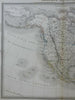 North America United States Canada Mexico c.1850 Tardieu fine large engraved map