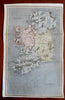 Ireland 1806 H. Tanner American engraved hand colored lovely map
