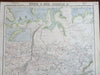 Russian Empire Turkestan Ural Mountains Aral Sea Bukhara 1883 Letts scarce map