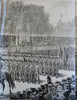 NYC Madison Square Centennial Military Parade West Point Cadets 1889 print