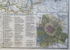 Hapsburg Empire Austria-Hungary Vienna Budapest 1855 Stulpnagel detailed map