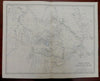 Abyssinia Ethiopia Nubia Addis Ababa Mekelle 1865 Johnston large folio map