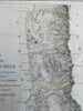 Republic of Chile Conception Santiago 1855 U.S. Astronomical Expedition map