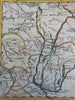 Southern Brazil Uruguay Rio de Janeiro Buenos Aires 1780 Bonne engraved map