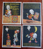 Humpty Dumpty Sea Foam Baking Powder Lot x 4 1877 Gantz Jones advertising prints