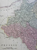 Kingdom of Prussia Napoleonic Wars Danzig Konigsberg 1814 Wilkinson map