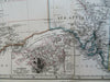 Australia Queensland New South Wales Sydney Port Jackson 1869 Petermann map