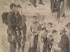 War Bulletins Sketch Artist Weeping Widow Tragedy 1862 antique Homer print