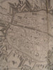 Siege of Tournai Belgium Spanish Succession c.1740 antique copper engraved map