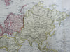 World Map Mercator's Projection Sea Lanes Shipping Routes 1882 Blackie map